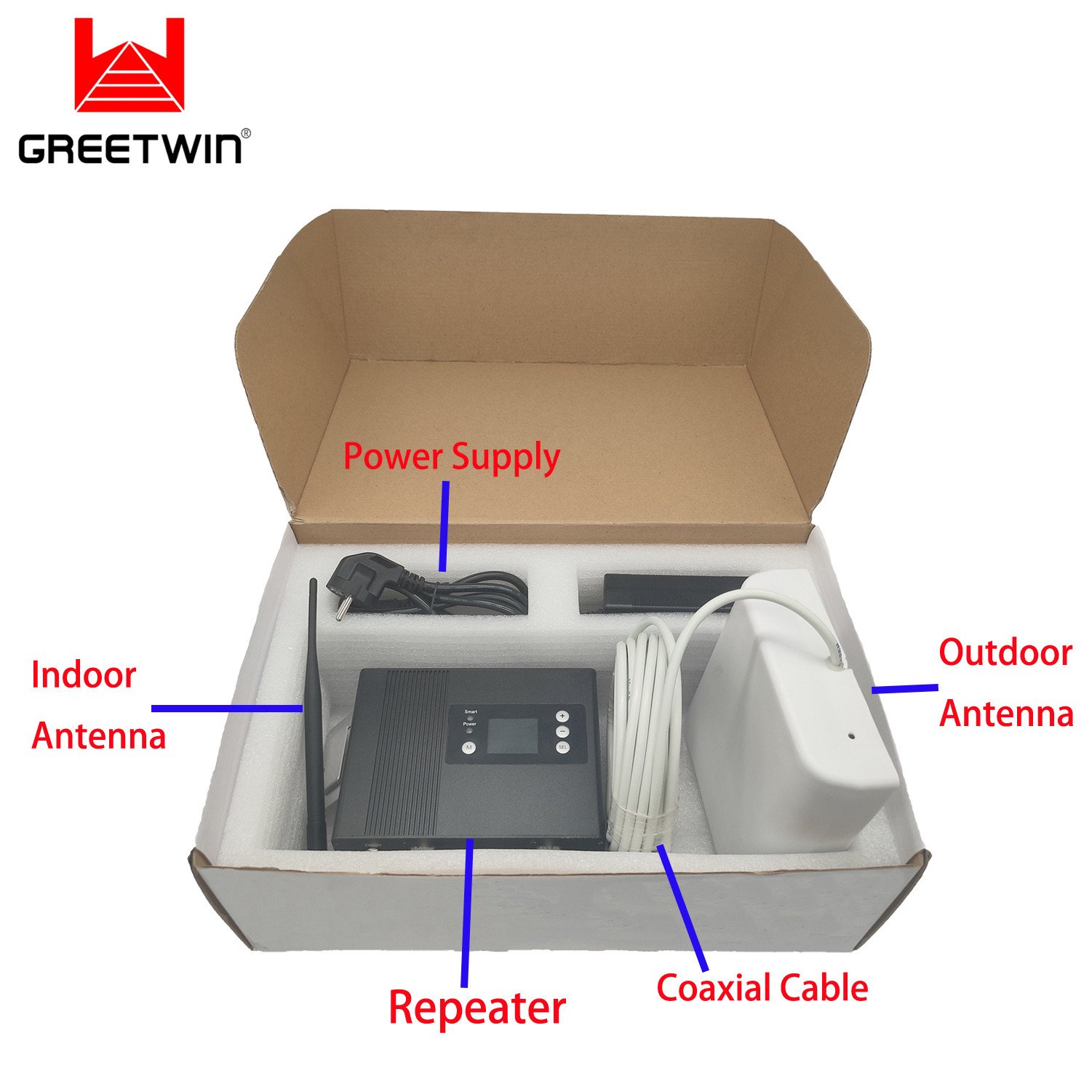 2G 3G 4G GSM850 Indoor Outdoor Coverage Mobile Signal Amplifier Wireless RF Repeater For Cricket Wireless FreedomPop